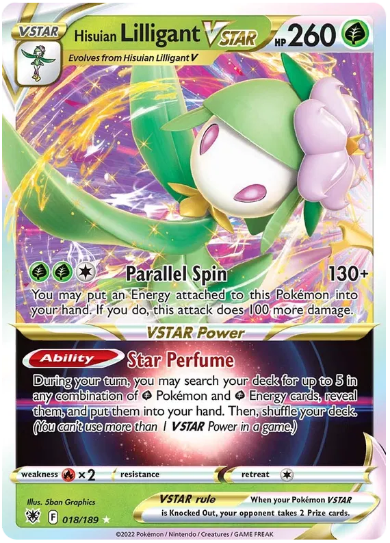 Hisuian Lilligant Vstar 018-Astral Radiance