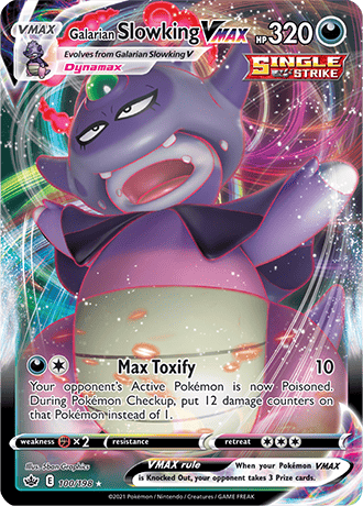 Galarian Slowking Vmax 100-Chilling Reign