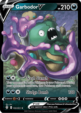 Garbodor V 100-Evolving Skies