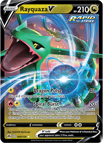 Rayquaza V 100-Crown Zenith