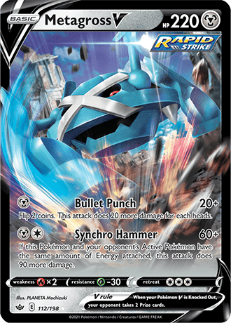 Metagross V 112-Chilling Reign