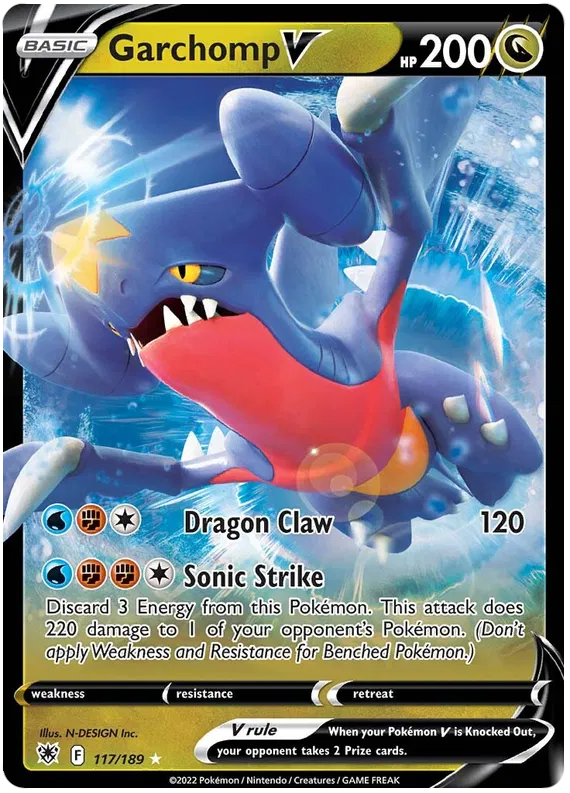 Garchomp V 117-Astral Radiance