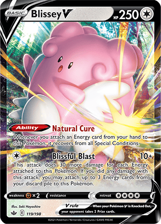 Blissey V 119-Chilling Reign