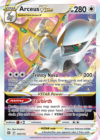 Arceus Vstar 123-Brilliant Stars