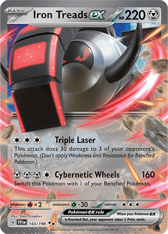 Iron Treads EX 143-Scarlet And Violet