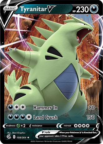 Tyranitar V 158-Fusion Strike