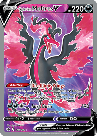 Galarian Moltres V 176-Chilling Reign