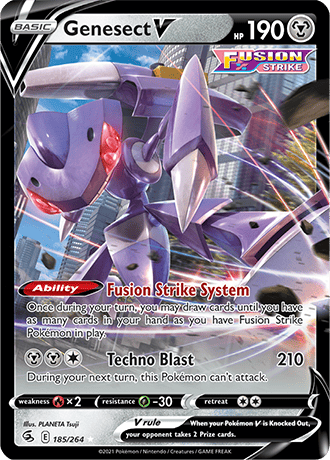 Genesect V 185-Fusion Strike