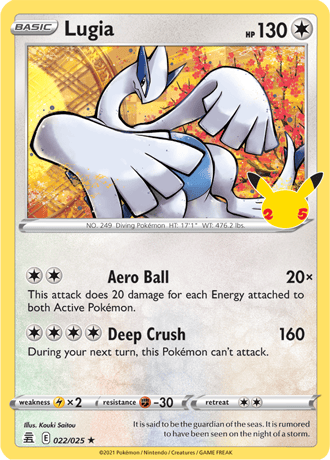 Lugia 22-Celebrations