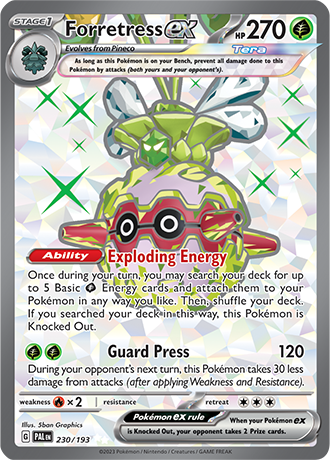 Forretress EX 230-Paldea Evolved