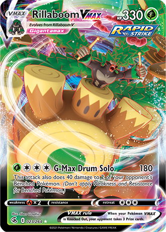 Rillaboom Vmax 023-Fusion Strike