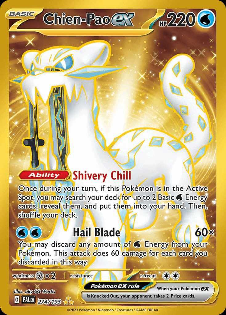 Chien-Pao Ex 274-Paldea Evolved
