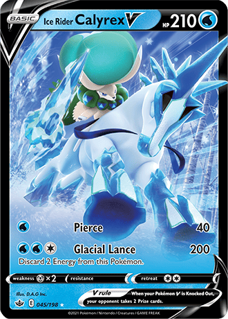 Ice Rider Calyrex V 045-Chilling Reign