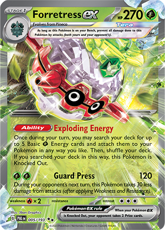 Forretress EX 005-Paldea Evolved
