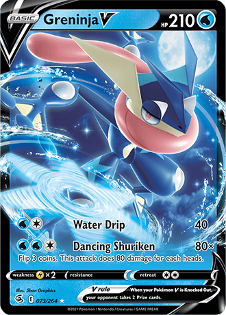 Greninja V 073-Fusion Strike