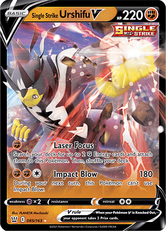 Single Strike Urshifu V 85-Battle Styles