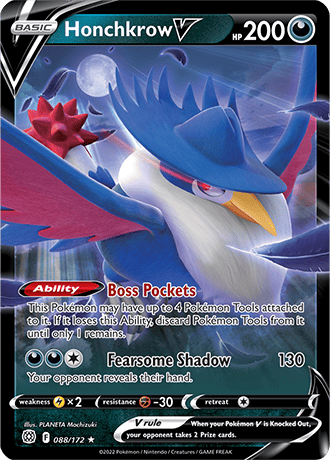 Honchkrow V 088-Brilliant Stars
