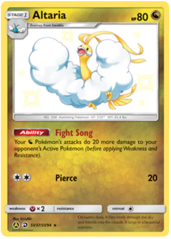 Altaria SV37-Hidden Fates