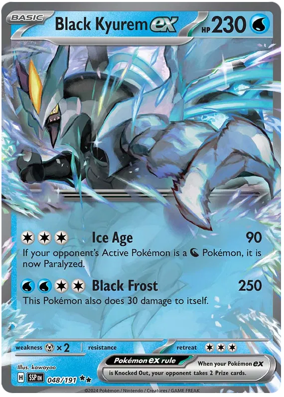 Black Kyurem Ex 048-Surging Sparks