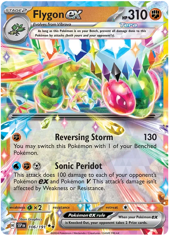 Flygon Ex 106-Surging Sparks