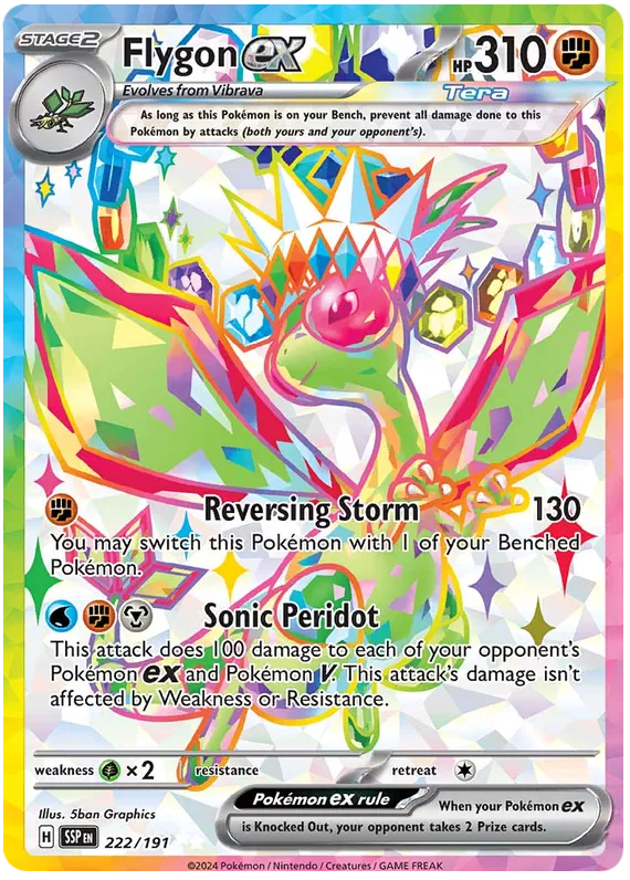 Flygon Ex 222-Surging Sparks