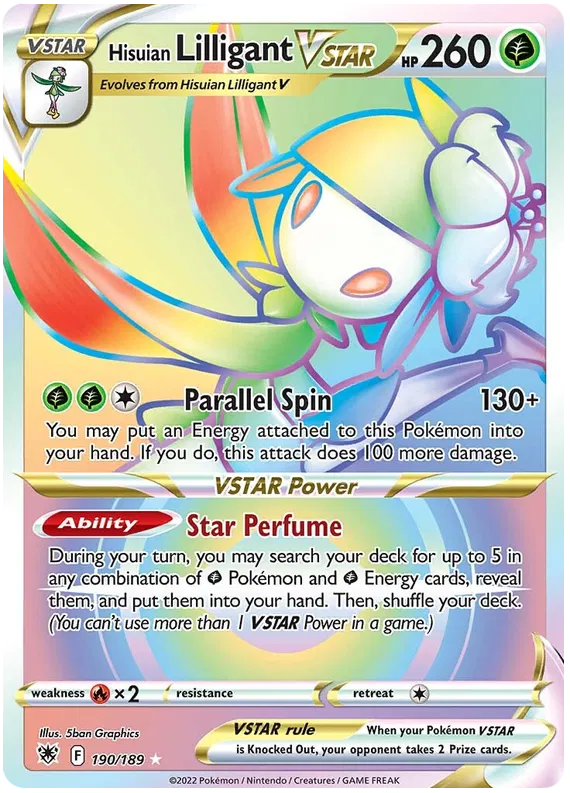Hisuian Lilligant Vstar 190-Astral Radiance