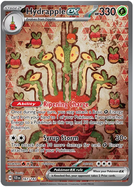 Hydrapple Ex 167-Stellar Crown