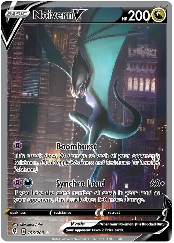 Noivern V 196-Evolving Skies