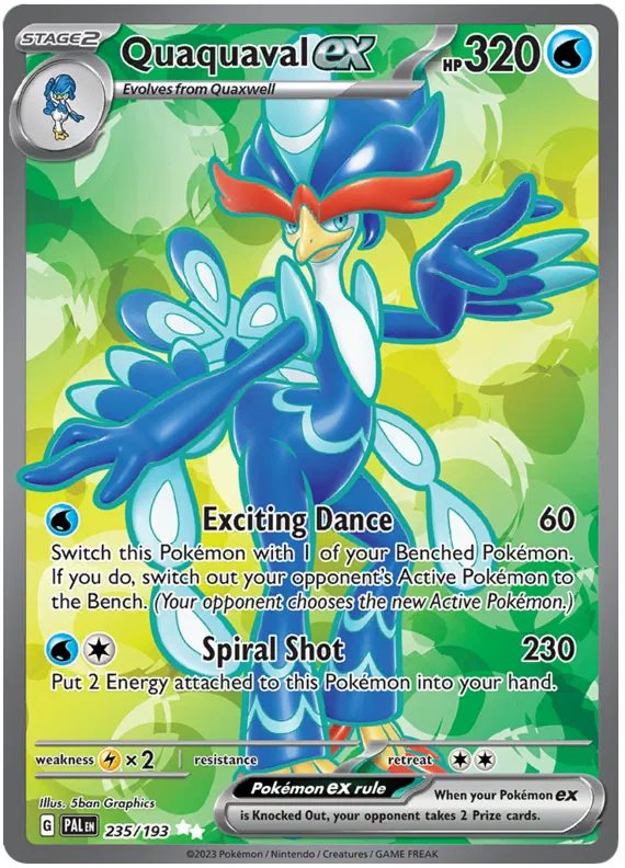 Quaquaval EX - 235 Paldea Evolved