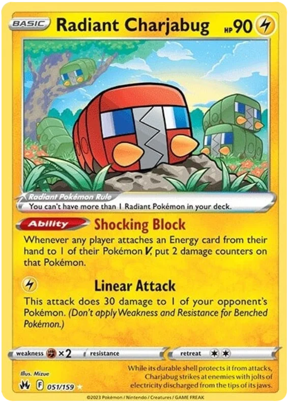 Radiant Charjabug 051-Crown Zenith