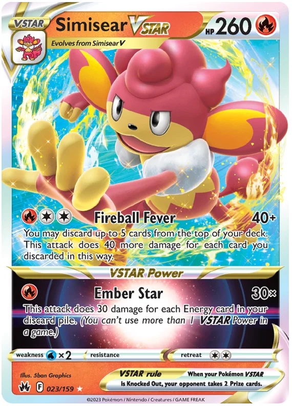 Simisear Vstar 023-Crown Zenith
