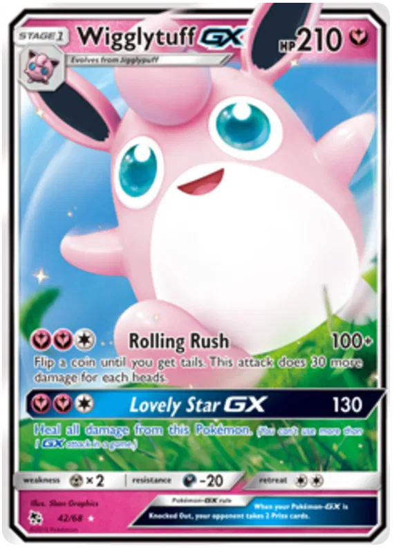 Wigglytuff GX 42-Hidden fates
