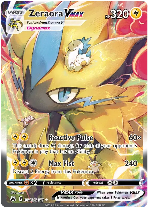 Zeraora Vmax GG42-Crown Zenith