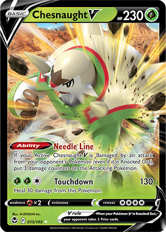 Chesnaught V 015-Silver Tempest