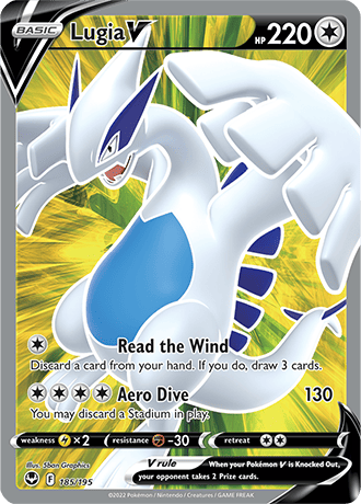Lugia V 185-Silver Tempest