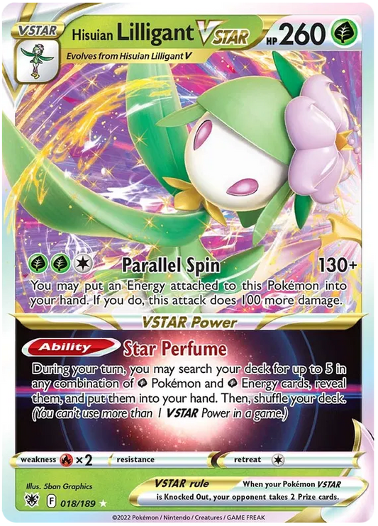 Hisuian Lilligant Vstar 018-Astral Radiance