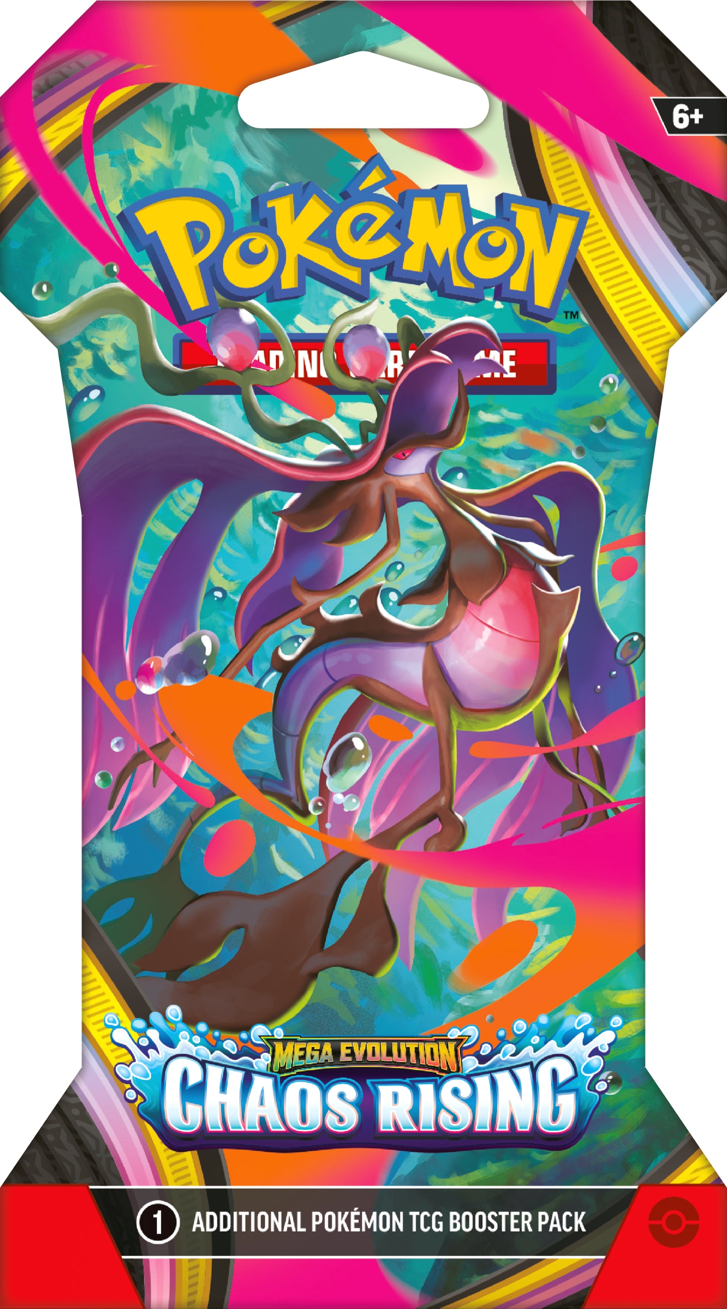Pokemon Chaos Rising Sleeved Booster