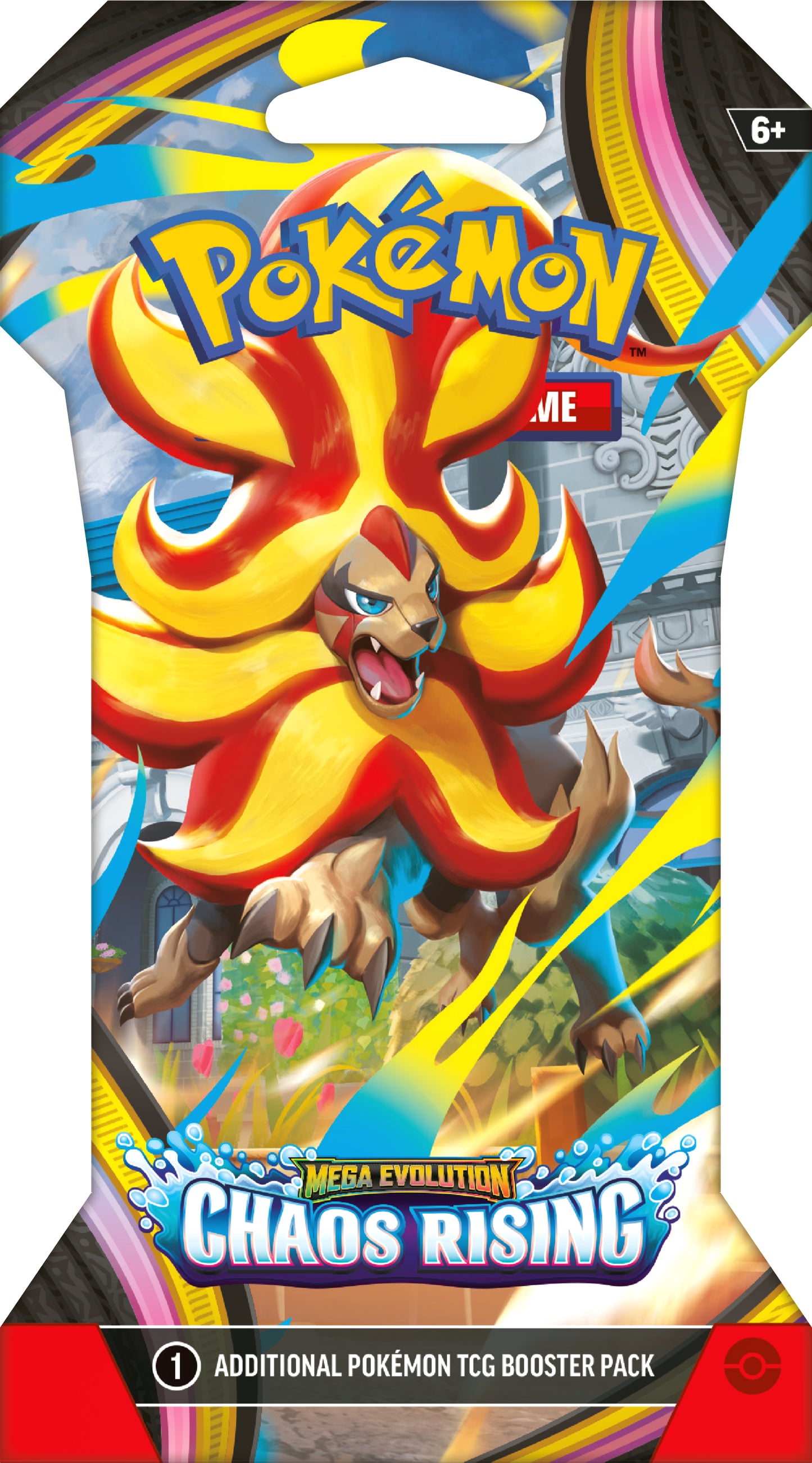 Pokemon Chaos Rising Sleeved Booster