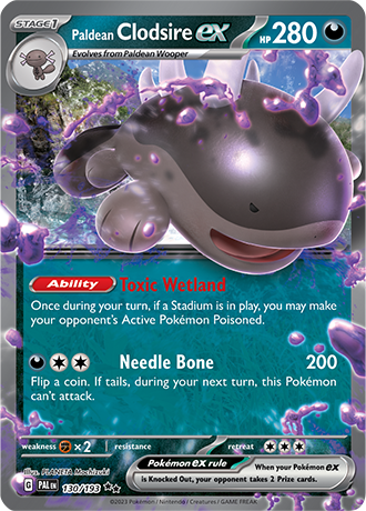 Paldean Clodsire EX 130-Paldea Evolved