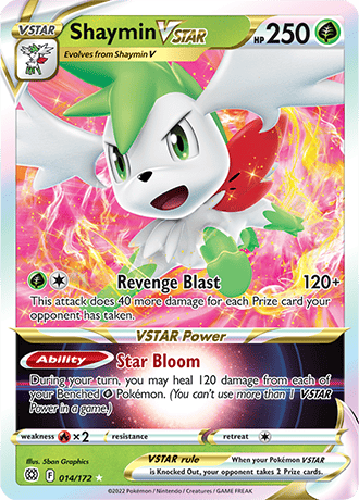 Shaymin Vstar 014-Brilliant Stars