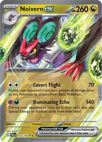 Noivern EX 153-Paldea Evolved