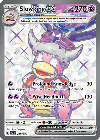 Slowking EX 238-Paldea Evolved