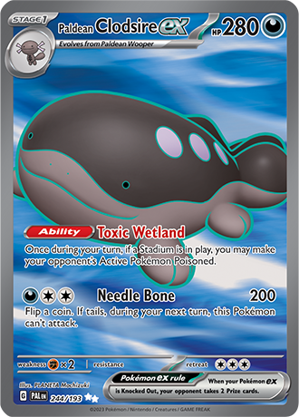 Paldean Clodsire EX 244-Paldea Evolved