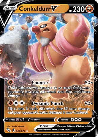 Conkeldurr V 40-Pokémon Go