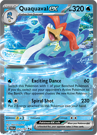 Quaquaval EX 052-Paldea Evolved