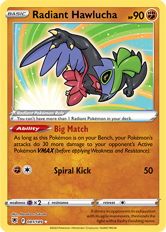 Radiant Hawlucha 081-Astral Radiance