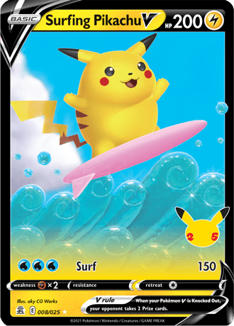 Surfing Pikachu V 008-Celebrations
