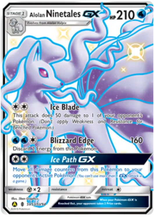 Alolan Ninetales GX SV53-Hidden Fates