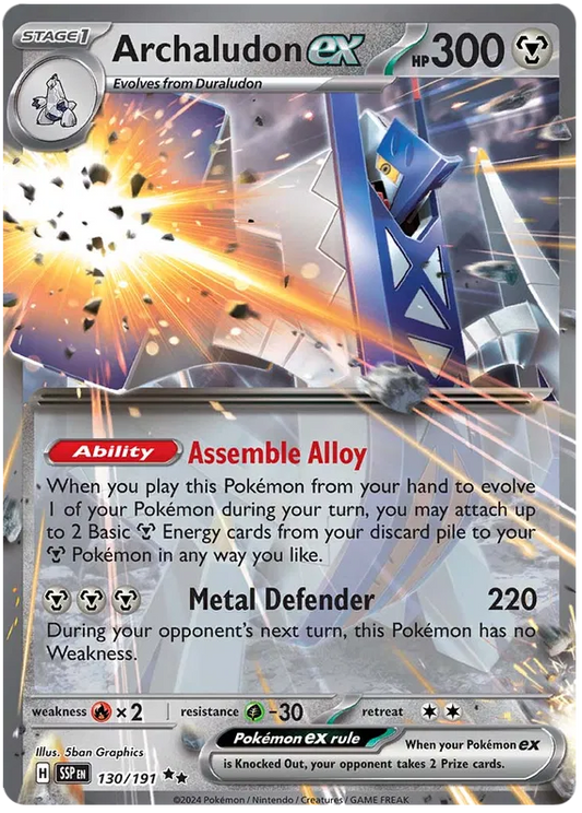 Archaludon Ex 130-Surging Sparks
