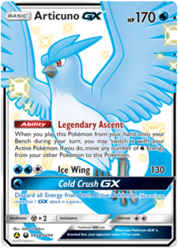 Articuno GX SV54-Hidden Fates